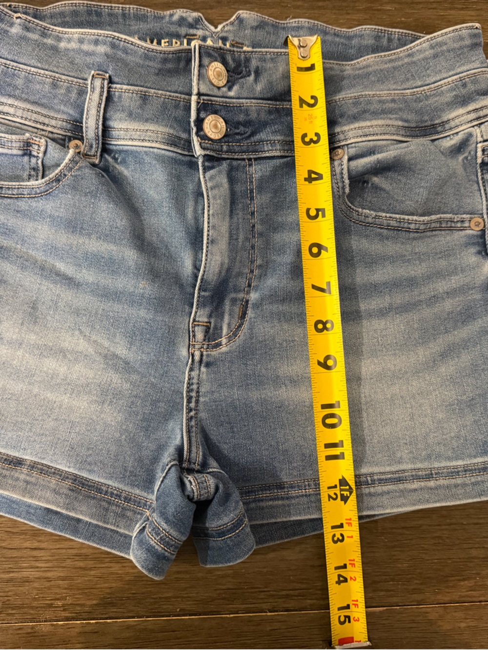 American Eagle Outfitters Light Blue Denim Jean Shorts - Picture 8 of 8